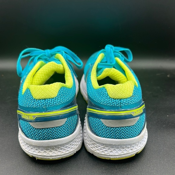 Saucony Women's Omni 16 Running Shoe Teal/Citron size 10 - Picture 3 of 6